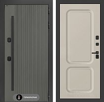 LABIRINT Входная металлическая дверь с терморазрывом Термолаб 1 тепло панель №9 цвет капучино