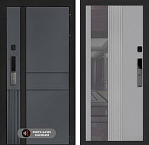 LABIRINT Входная металлическая дверь ЭвоЛаб Смарт панель №32 цвет серый софт рельеф