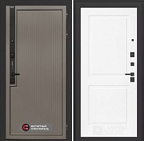 LABIRINT Входная металлическая дверь Лаб-1 Про панель №11 цвет белый софт