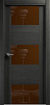 Дверь Status Versia модель 226 Венге пепельный стекло лакобель коричневый