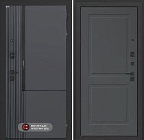 LABIRINT Входная металлическая дверь Лаб-2 Про панель №11 цвет графит софт