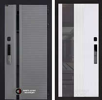LABIRINT Входная металлическая дверь Пиано Смарт 2.0 панель №32 цвет белый софт рельеф