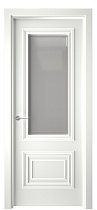 Дверь Текона Смальта-Деко 19 RAL 9003 стекло