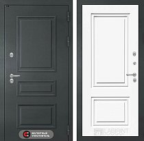 LABIRINT Входная металлическая дверь Атлантик панель №26 цвет эмаль белая