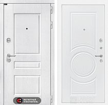 LABIRINT Входная металлическая дверь Версаль панель №23 цвет белый софт
