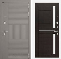 LABIRINT Входная металлическая дверь Форма панель №2 цвет венге
