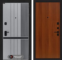 LABIRINT Входная металлическая дверь SkyLAB панель №5 цвет итальянский орех