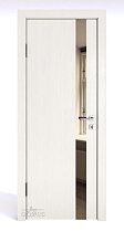 Линия Дверей модель 507 цвет Белый ясень зеркало Бронзовое