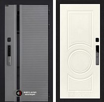 LABIRINT Входная металлическая дверь Пиано Смарт 2.0 панель №23 цвет шампань софт