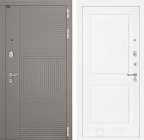 LABIRINT Входная металлическая дверь Форма панель №11 цвет белый софт