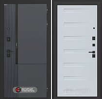 LABIRINT Входная металлическая дверь Лаб-2 Про панель №14 цвет дуб кантри белый горизонт