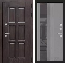 LABIRINT Входная металлическая дверь Лондон панель №32 серый софт рельеф
