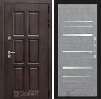 LABIRINT Входная металлическая дверь Лондон панель №20 бетон светлый