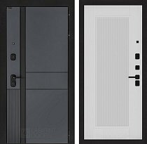LABIRINT Входная металлическая дверь EvoLAB панель №30 цвет белый софт рельеф
