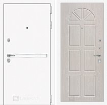 LABIRINT Входная металлическая дверь Лайн Вайт панель №15 цвет Алмон 25