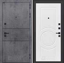LABIRINT Входная металлическая дверь Инфинити панель №23 цвет белый софт