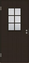 SWEDOOR Финская Входная дверь B0015 цвет коричневый стекло Cotswold