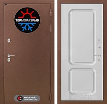 LABIRINT Входная металлическая дверь Термомагнит панель №9 цвет белый софт