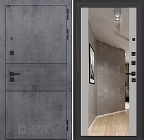 LABIRINT Входная металлическая дверь Инфинити панель Зеркало Максимум цвет грей софт
