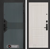 LABIRINT Входная металлическая дверь Смартлаб панель №3 цвет сандал белый
