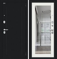 Входная Дверь модель Флэш цвет Букле черное/Off-white