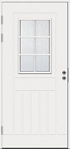 SWEDOOR Финская Входная дверь F1848 W71 цвет белый стекло Cotswold