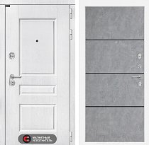 LABIRINT Входная металлическая дверь Версаль панель №25 цвет бетон светлый