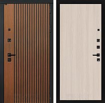 LABIRINT Входная металлическая дверь Шторм панель №5 цвет ясень светлый