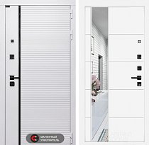 LABIRINT Входная металлическая дверь Роял панель №19 цвет белый софт