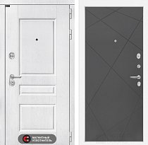 LABIRINT Входная металлическая дверь Версаль панель №24 цвет графит софт