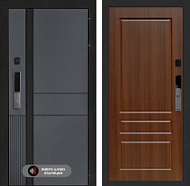 LABIRINT Входная металлическая дверь ЭвоЛаб Смарт панель №3 цвет орех бренди