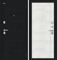 Входная Дверь модель Проф цвет Букле черное/Bianco Veralinga