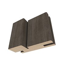 Albero Мегаполис Коробка "Т" 70х28х2070 мм цвет Кедр серый 1 шт.