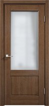 Дверь Мадера Винтаж модель 213Ш цвет Каштан стекло матовое
