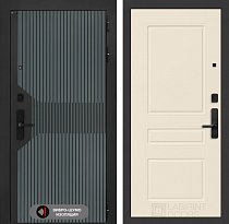 LABIRINT Входная металлическая дверь Смартлаб панель №3 цвет кремовый софт