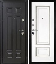 PROTECTOR Входная металлическая дверь Гера-2 Смальта-Деко 08 RAL9003 патина серебро