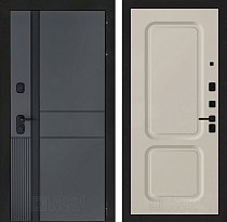 LABIRINT Входная металлическая дверь ЭвоЛаб панель №9 цвет капучино
