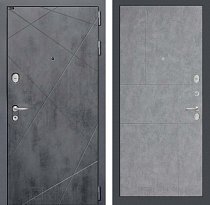 LABIRINT Входная металлическая дверь Лофт панель №21 цвет бетон светлый