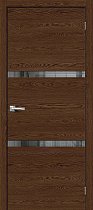 Дверь Браво модель Браво-2.55 цвет Brown Skyline/Mirox Grey