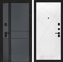 LABIRINT Входная металлическая дверь EvoLAB панель №24 цвет белый софт