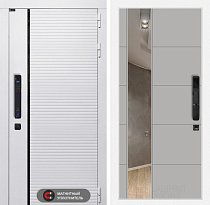 LABIRINT Входная металлическая дверь Роял Смарт панель №19 цвет грей софт