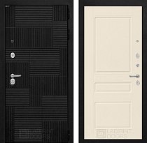 LABIRINT Входная металлическая дверь PAZL панель №3 кремовый soft