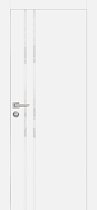 Profilo Porte модель PX-11 кромка хром с 4-х сторон цвет Белый матовый стекло лакобель белый