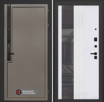 LABIRINT Входная металлическая дверь Лаб-1 Про панель №32 цвет белый софт рельеф