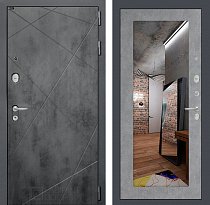 LABIRINT Входная металлическая дверь Лофт панель №18 цвет бетон светлый