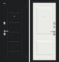 Входная Дверь модель Некст Kale цвет Букле черное/Off-white