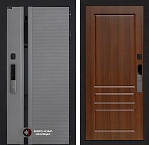 LABIRINT Входная металлическая дверь Пиано Смарт 2.0 панель №3 цвет орех бренди