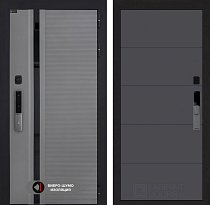 LABIRINT Входная металлическая дверь Пиано Смарт 2.0 панель №13 цвет графит софт