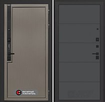 LABIRINT Входная металлическая дверь Лаб-1 Про панель №13 цвет графит софт