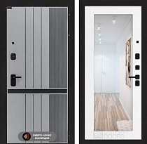 LABIRINT Входная металлическая дверь SkyLAB панель №18 цвет белое дерево